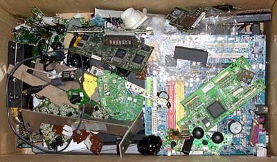 Electronics trash