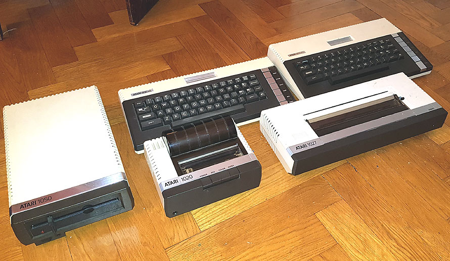 Atari 800xl 600xl 1020 1050 1027 series case design