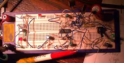 TL494 in the breadboard