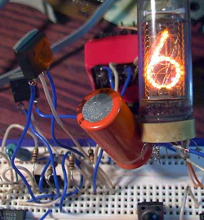 Nixie on the output