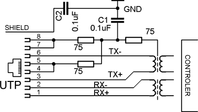 UTP switch