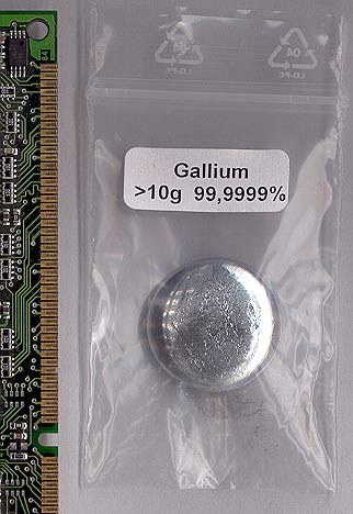 Gallium pellet