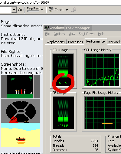 CPU load- full