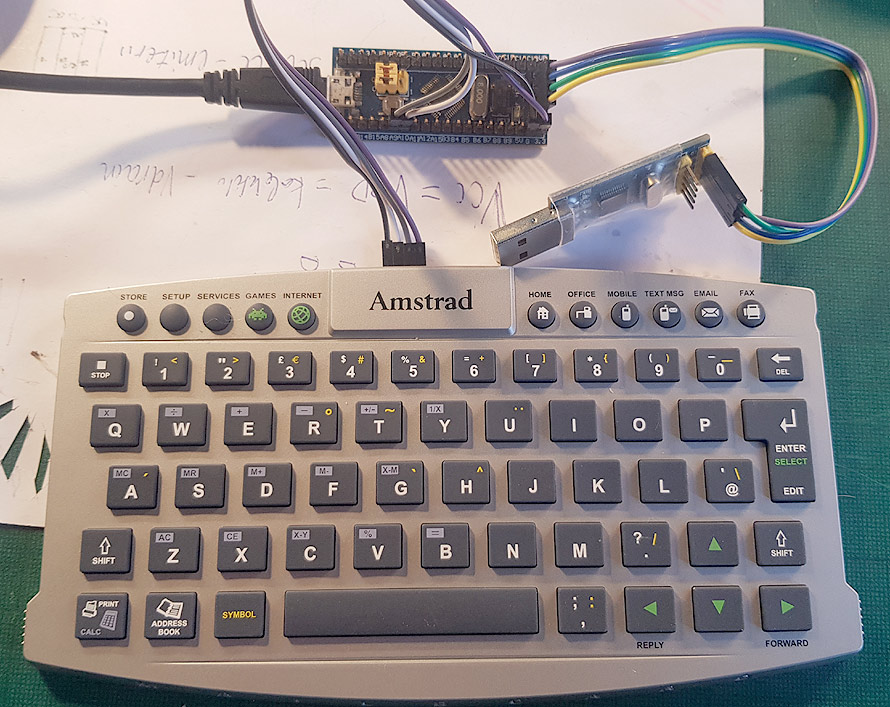 Amstrad PS2 keyboard 