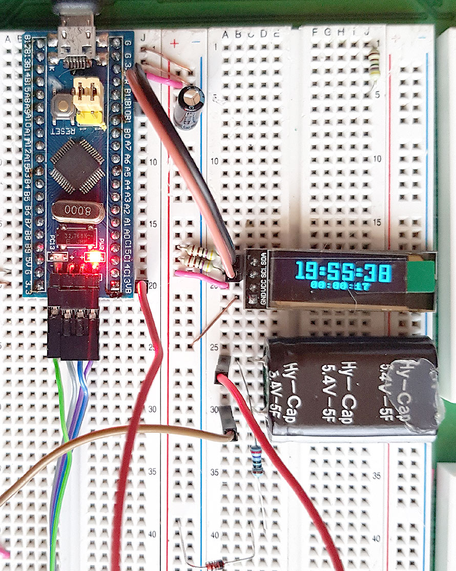 RTC OLED clock bluepill