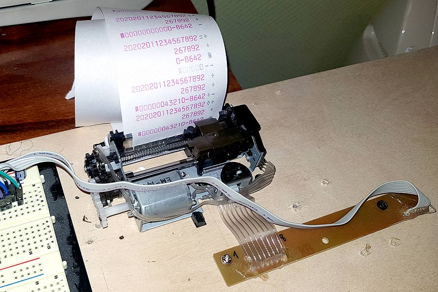 Epson printer to MCU