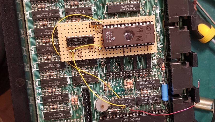 big EPROM on Sinclair QL